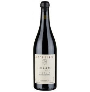 Vino rosso siciliano biodinamico da uve Nero d'Avola