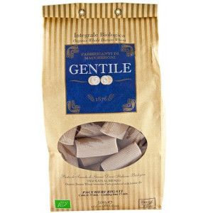 Paccheri rigati integrali di Gragnano a lenta essiccazione naturale con semola di grano duro biologica