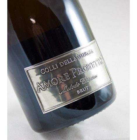 Etichetta metallica spumante