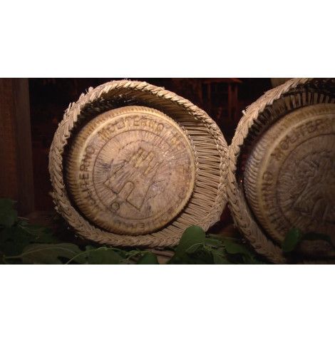 Forme di formaggio Canestrato di Moliterno