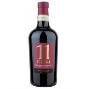 Vino rosso dolce Naturale da uve primitivo