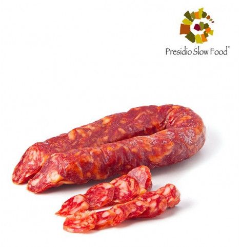 Salame Pezzente della Montagna Materana stagionato