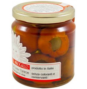 Melanzane rosse di Basilicata ripiene di olive, capperi e menta