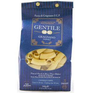 Pasta di Gragnano formato Candele corte del pastificio Gentile