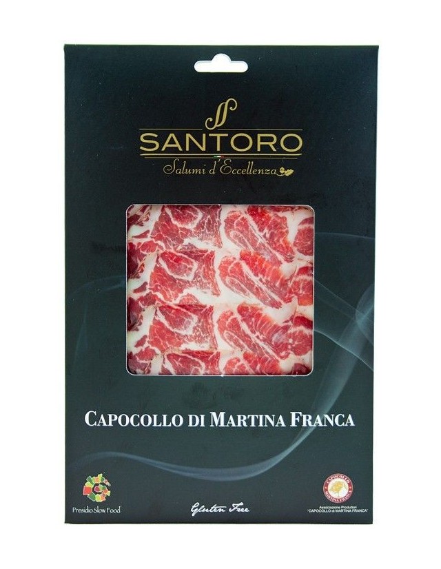 Capocollo di Martina Franca affettato