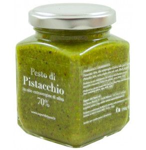 Pesto di Pistacchio artigianale in olio etravergine per pasta e crostini