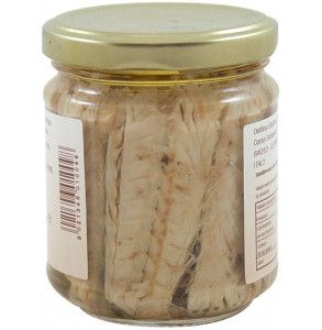 Filetto spinato di sgombro del mediterraneo conservato in olio d'oliva 2