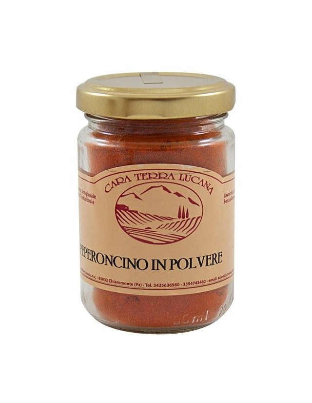 Polvere di peperoncino piccante in vasetto da 50 gr