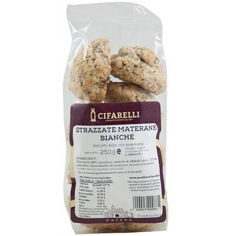 Strazzate materane, biscotti a base di mandorle