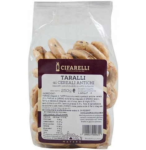 Taralli artigianali ai cereali antichi