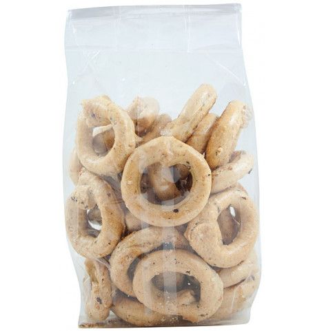 Taralli fatti a mano con farina ai cereali