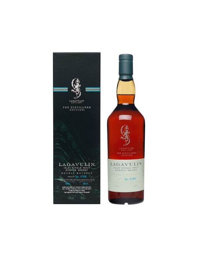Whisky Lagavulin Distillers Edition in confezione regalo