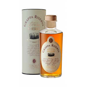 Grappa Sibona invecchiata in botti da Sherry