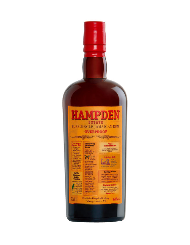 Jamaican Rum Overproof Hampden Estate