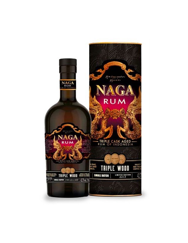 Naga Rum Indonesiano invecchiato in 3 differenti legni