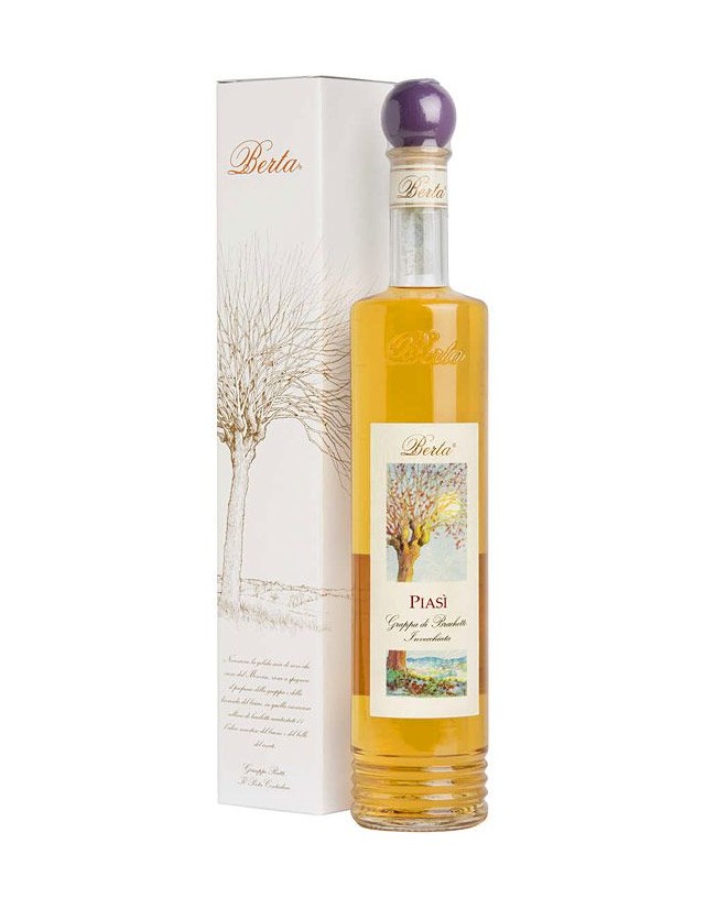 Piasì grappa di Brachetto prodotta da Berta