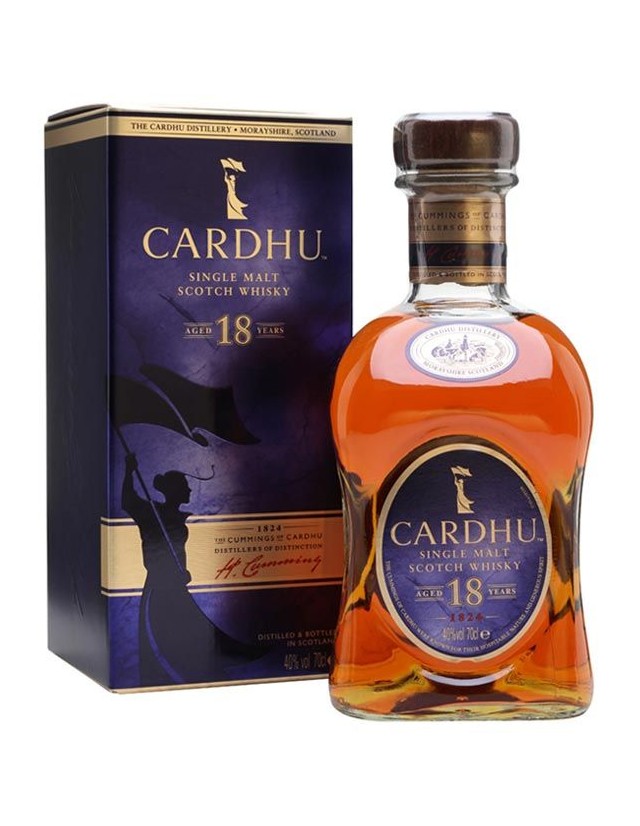 whisky single malt Cardhu 18 years old