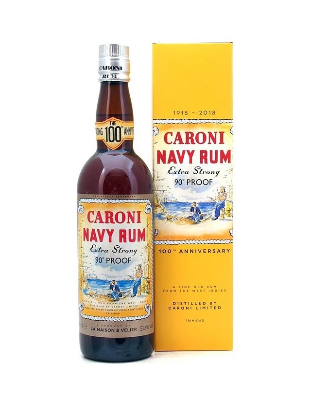 Rum Caroni Navy 90° Proof Extra Strong