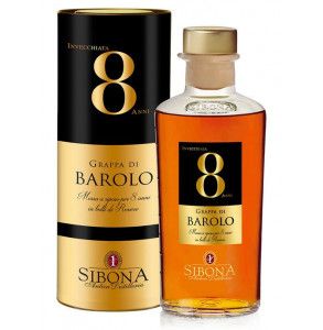 Grappa di Barolo Sibona invecchiata 8 anni