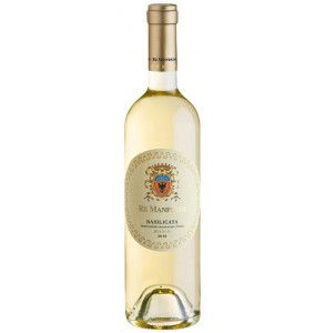 Vino bianco Re Manfredi ottenuto da  Traminer e Muller Thurgau