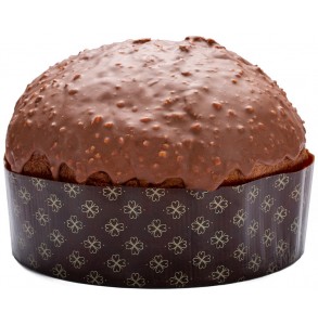 Panettone cioccolato e pere della pasticceria Calciano