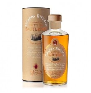 Grappa riserva invecchiata in botti ex Sauternes