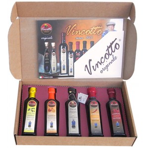 Scatola regalo con 5 Vincotto assortiti