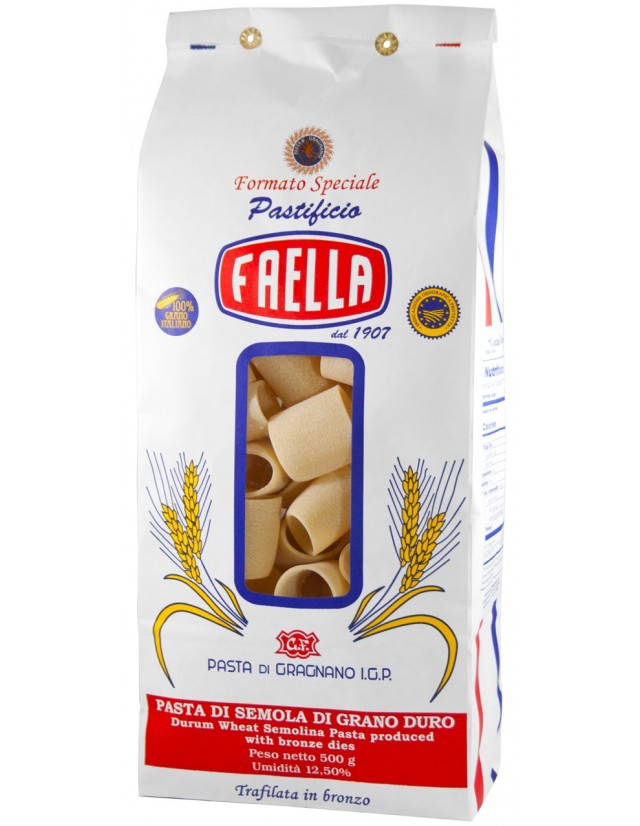 Mezzi paccheri di Gragnano - pastificio Faella