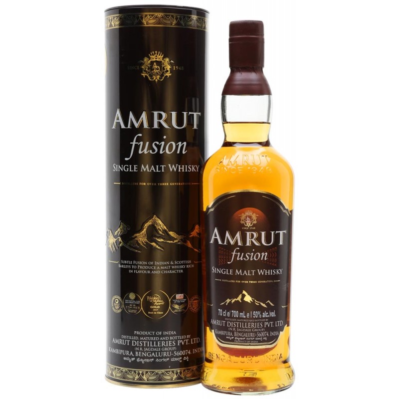 Whisky single Malt Amrut Fusion