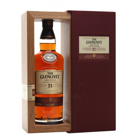 Glenlivet 21 anni confezione legno aperta