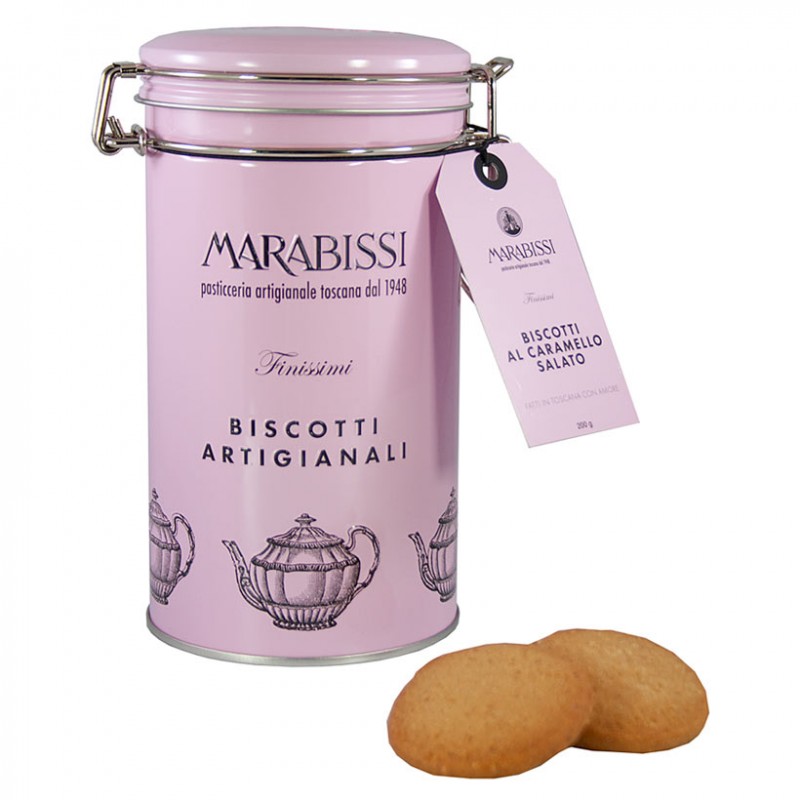 Biscotti artigianali al caramello salato Marabissii