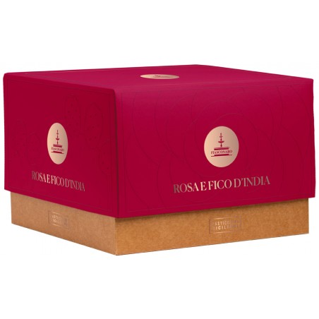 Scatola Panettone Fiasconaro Rosa e Fico d'India
