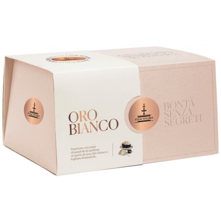 scatola panettone oro bianco Fiasconaro