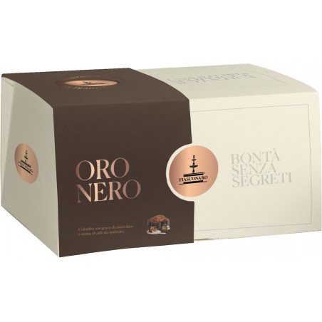 scatola colomba oro nero fiasconaro