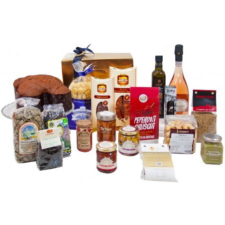 Cesta Pasquale con prodotti tipici meridionali di alta qualità