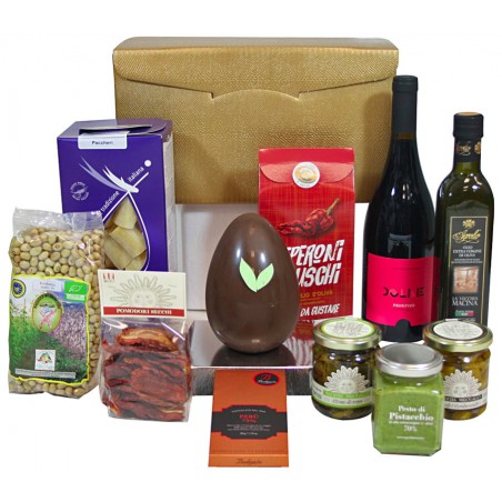 cesto Pasquale con prodotti vegani