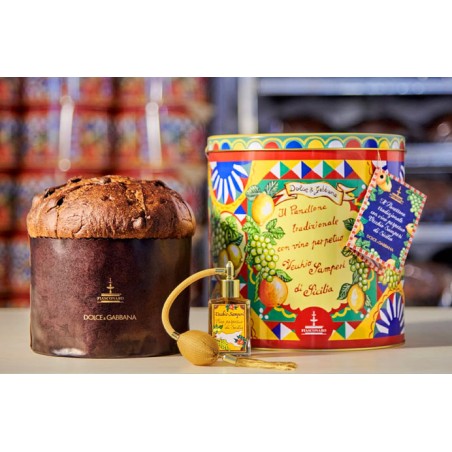Panettone artigianale Dolce e Gabbana con vino Samperi di Marsala