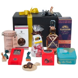 Cesto di Natale a tema cioccolato