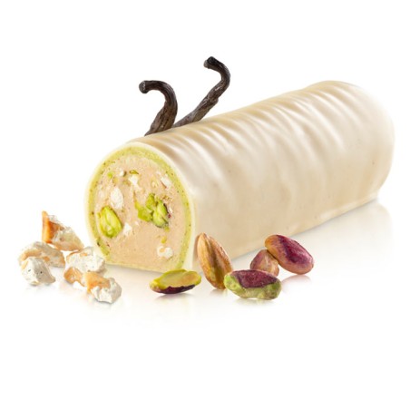 Tronchetto pistacchio e torrone