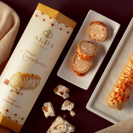 ambientazione tronchetto al caramello