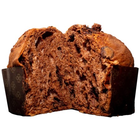 interno panettone al cioccolato calciano interno panettone al cioccolato calciano