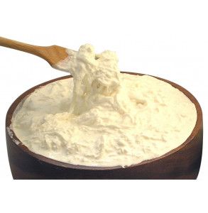 Mozzarella filata e panna fresca