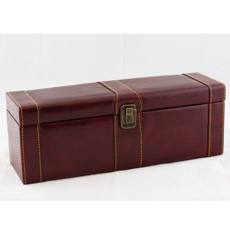 Portabottiglie in ecopelle con attrezzi da sommelier Portabottiglie in ecopelle con attrezzi da sommelier