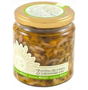 Zucchine a filetti in olio extravergine