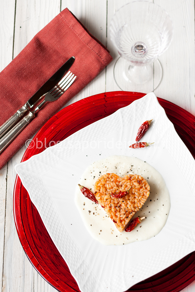 Riso con Nduja calabrese.Ricetta San Valentino