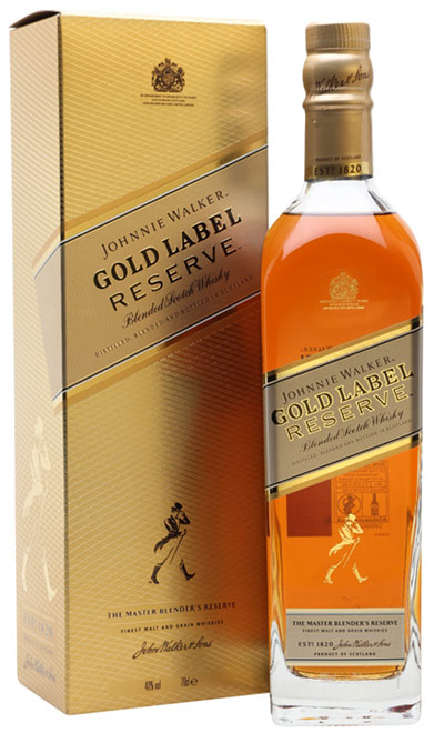 Johnnie Walker Gold Label whisky
