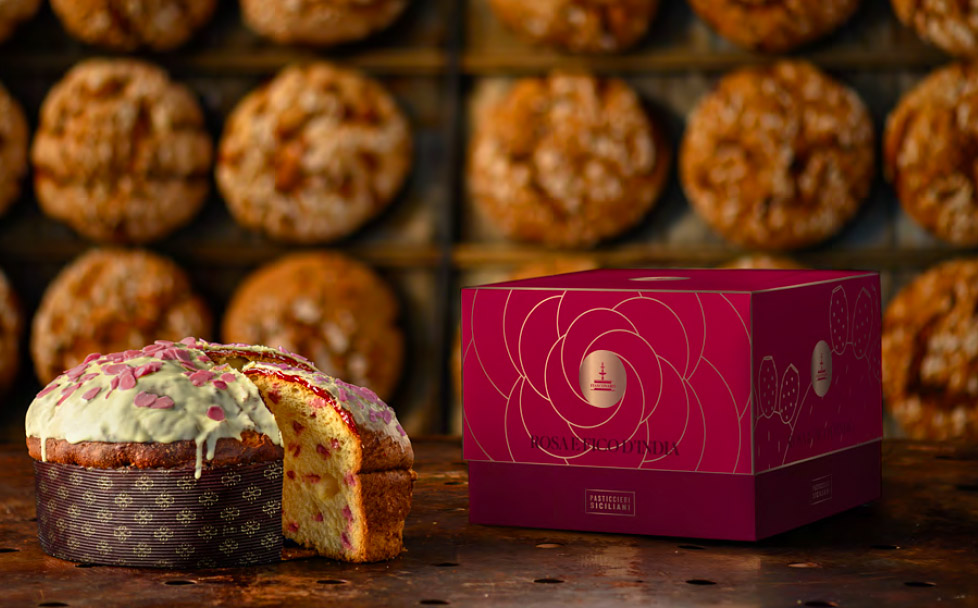 Rosa e Fichi D'India Panettone by Fiasconaro