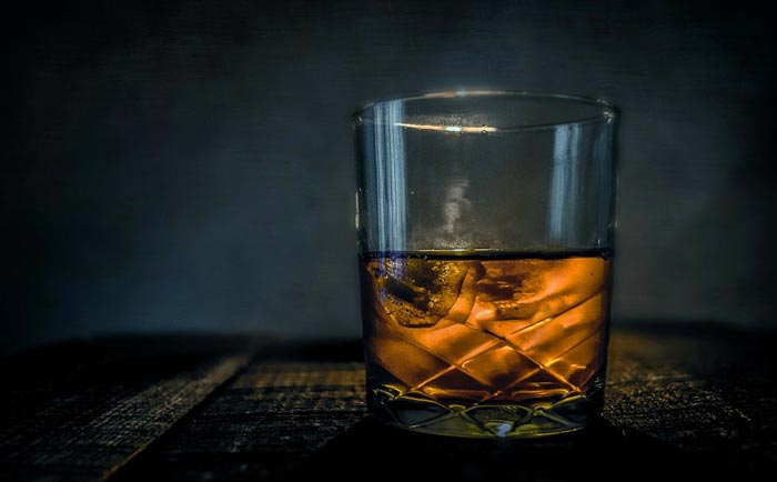 whisky on the rocks