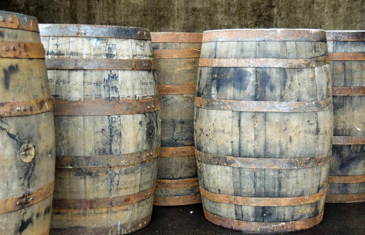 botti di whisky
